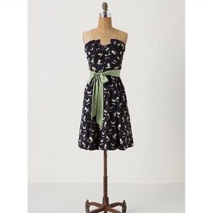 Anthropologie Porridge Sweet Bird Swing Dress